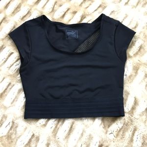 Black Puma Active Crop